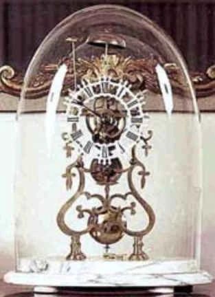 001 Antique Apprentice Skeleton Clock