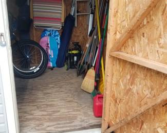 Shed interior