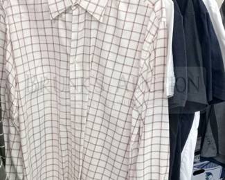 (6) TOMMY HILFIGER MENS SHIRTS, L/XL