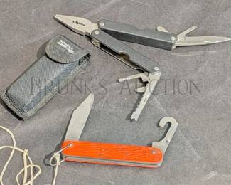 (2) POCKET KNIFE AND MULTI - TOOL