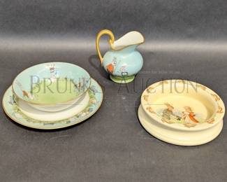 HANDPAINTED CHILDRENS' LUNCHEON SET