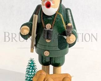 ERZGEBIRGISCHE VOLKSKUNST WOODEN INCENSE BURNER