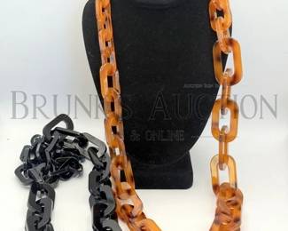 (2) NIB IRIS APFEL DESIGNER NECKLACES