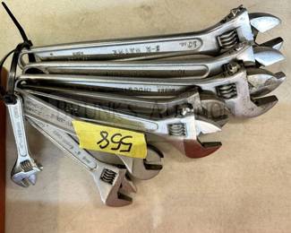 (9) CRESENT WRENCHES