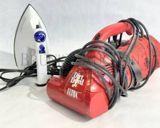 DIRT DEVIL VACUUM AND IRON