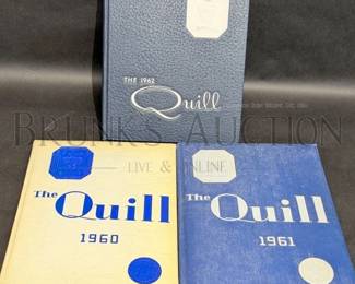 (3) THE QUILL YEARBOOKS