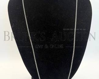 14K WHITE GOLD CHAIN