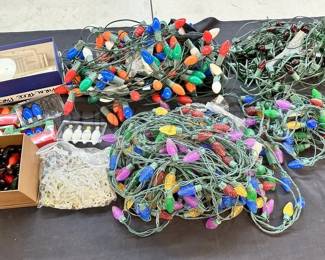 STRANDS OF CHRISTMAS LIGHTS
