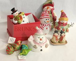 SNOWMAN HOLIDAY DECOR