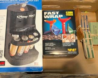 COIN SORTER WITH FAST WRAPS AND PAPER WRAPS