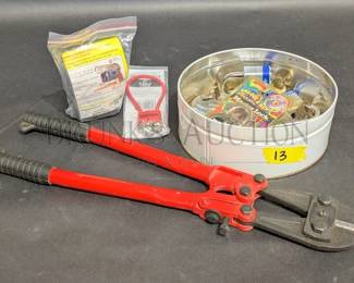 BOLT CUTTER AND LOCKS