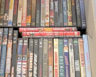 GROUP OF DVDS