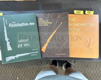 (3) WINCESTER AND REMINGTON FIREARMS BOOKS