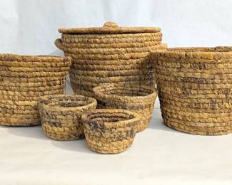 (6) GRADUATED COIL NESTING BASKETS