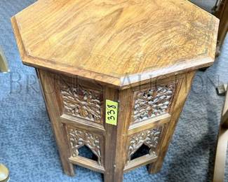 VINTAGE MOROCCAN INLAID SIDE TABLE