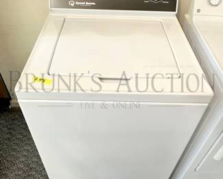 ALLIANCE SPEED QUEEN COMMERCIAL HEAVY DUTY WASHER