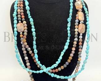 (2) JAY KING GEMSTONE NECKLACES