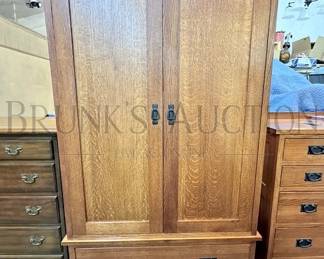 BENTWOOD MISSION ARMOIRE