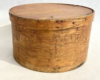 WOODEN HAT BOX