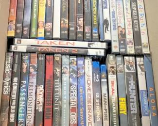 GROUP OF DVDS