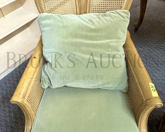VINTAGE CANE BACK CHAIR