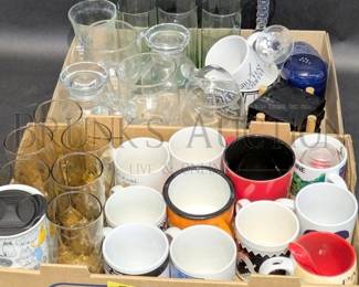 GROUP OF DRINKWARE