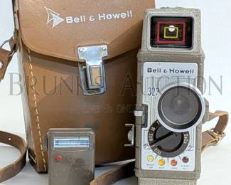 BELL AND HOWELL FILM CAMERA WITH CASE