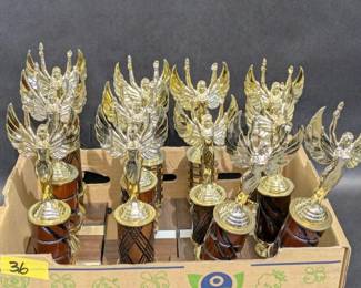 GROUP OF TROPHIES