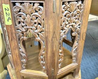 VINTAGE MOROCCAN INLAID SIDE TABLE