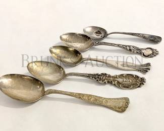 (103 GTW) .925 MONOGRAPH SPOONS