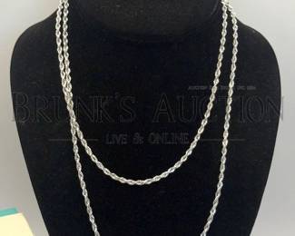 14K WHITE GOLD CHAIN