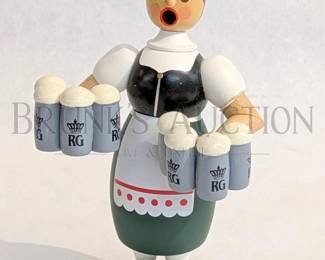 ERZGEBIRGISCHE VOLKSKUNST WOODEN INCENSE BURNER