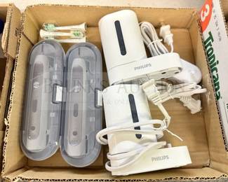 (2) PHILLIPS ELECTRIC TOOTHBRUSHES AND CHARGERS