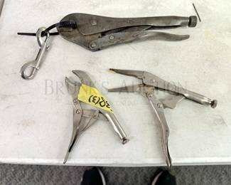 (3) VICE GRIPS