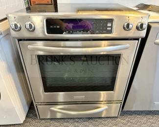 KITCHENAID GLASSTOP ELECTRIC RANGE