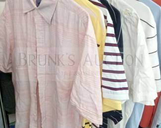 (7) MENS POLOS L/XL