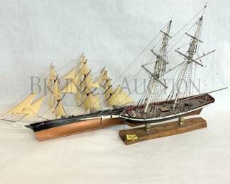 (2) MODEL SHIPS