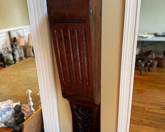 antique, wooden, architectural piece