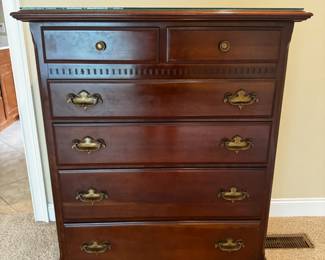 wooden chest of drawers