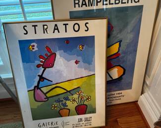 vintage event/gallery posters