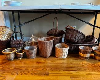 Beautiful woven baskets
