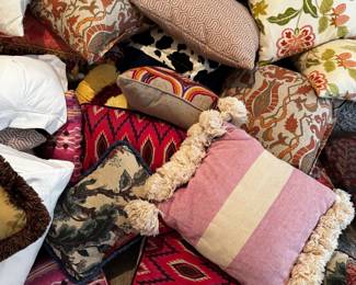 throw pillows