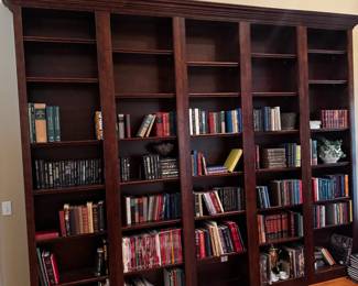books (shelves are built in and are not for sale)