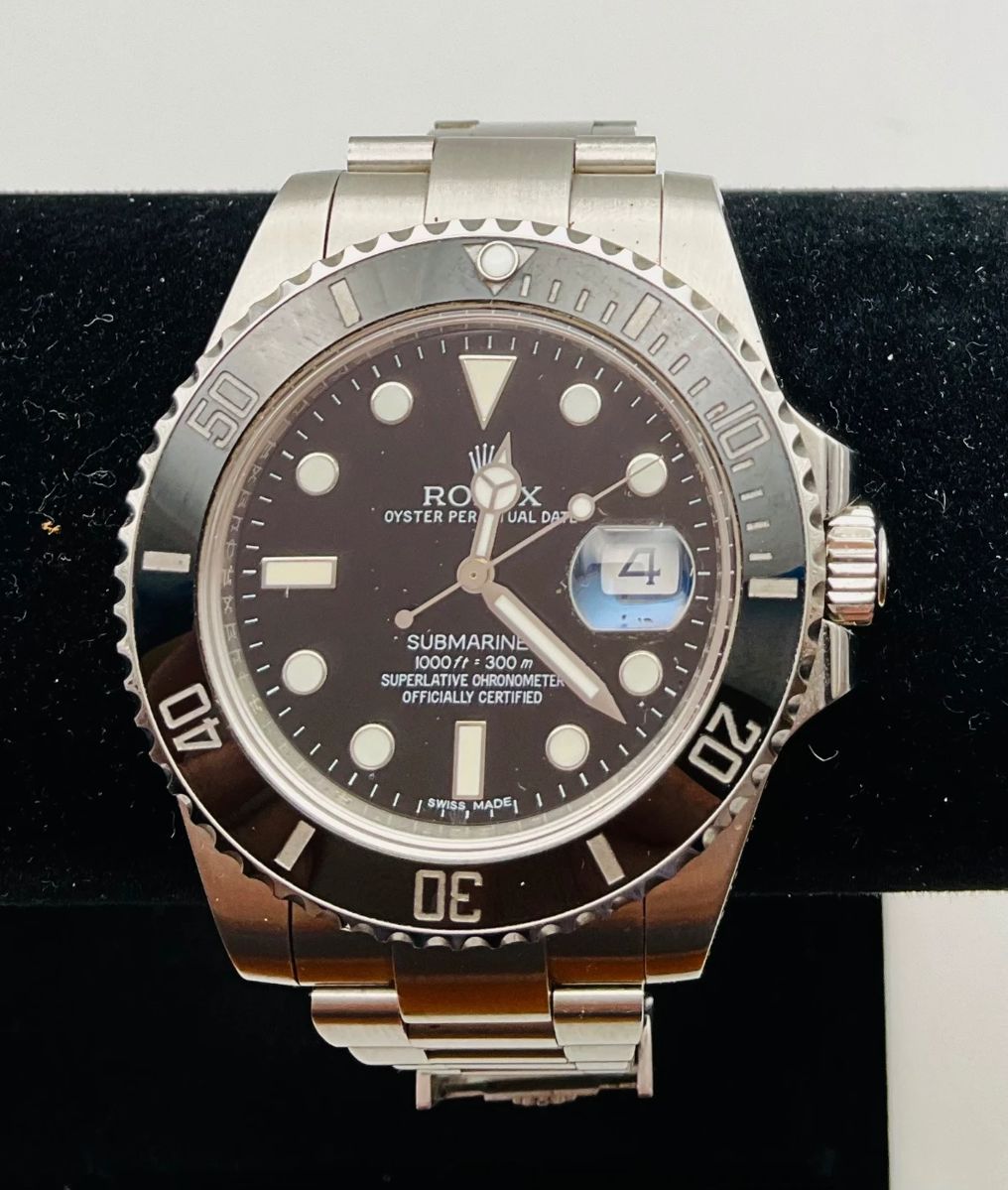 Gentleman's Rolex Submariner Watch with Appraisal