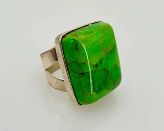 Gaspeite Ring