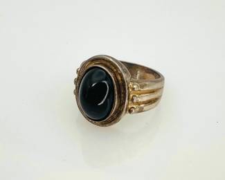 Onyx Silver Ring