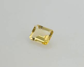 Emerald Cut Citrine Gemstones