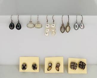 Silver & Pearl Earrings