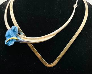 Silver Tone Collar Necklaces