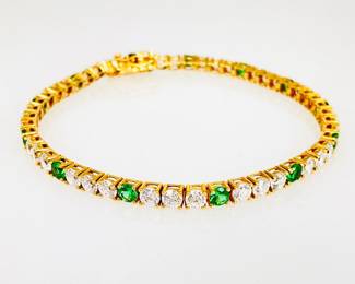14K CZ  Bracelet